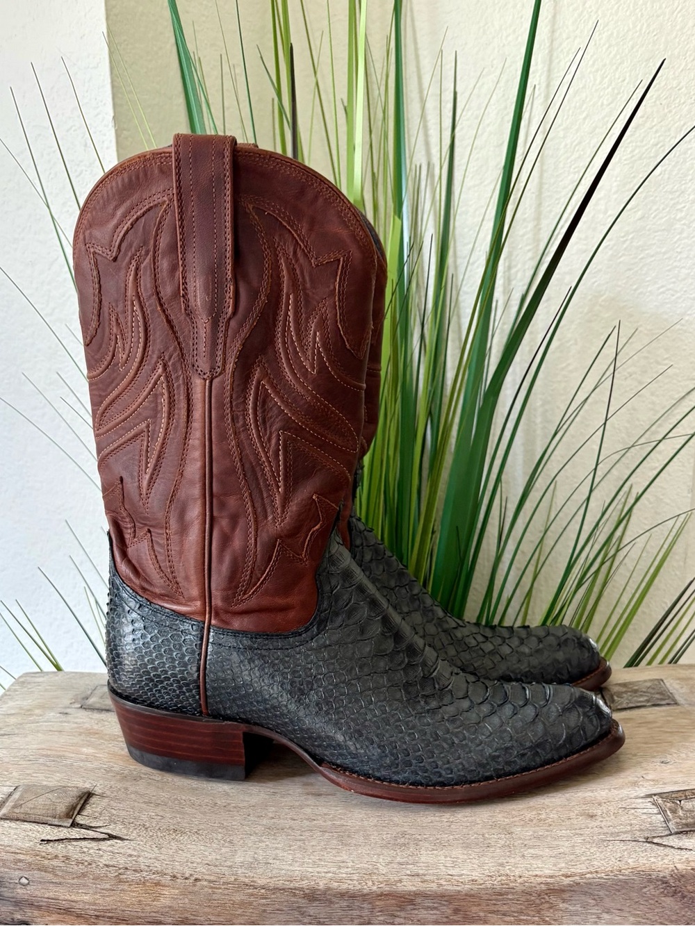 Tecovas The Brady Python Cowboy Boots - Picture 4 of 10